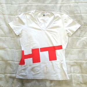 ACHT EXTE Grey logo t-shirt Size M Short Sleeves